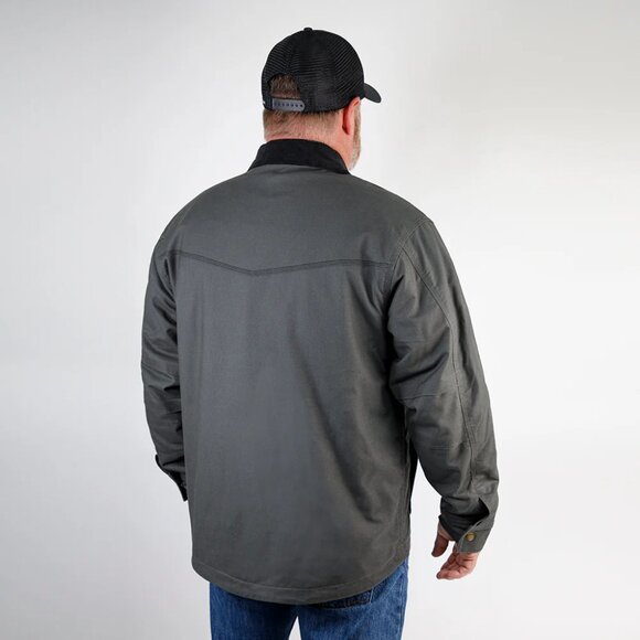 DRI DUCK Men's Charcoal Yellowstone Power Move Canvas Jacket/NWT/L - Picture 9 of 16